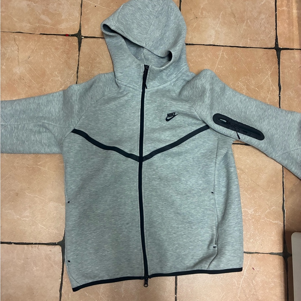 Nike Gray Zip Up Men's Sweater